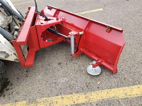 hydraulic skid steer snow plow|skid steer snow plow price.